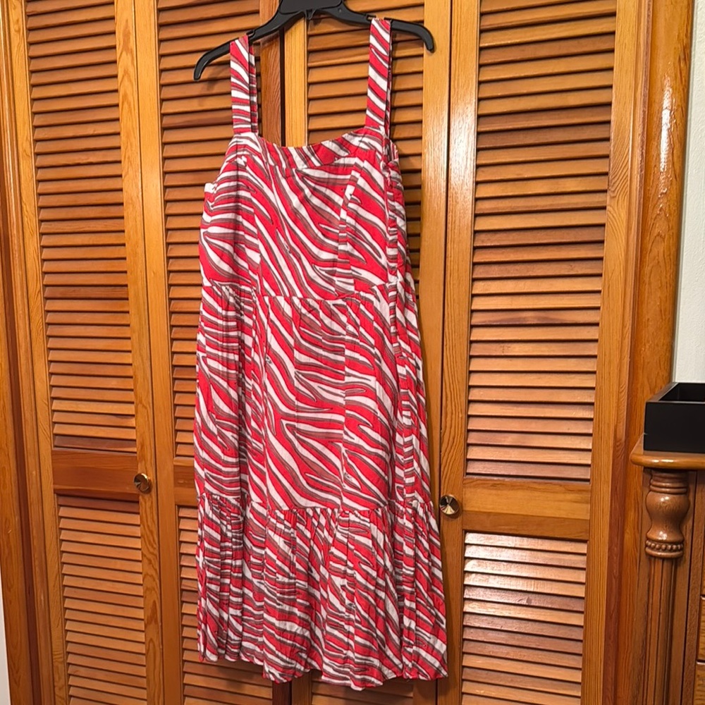 Stylish Red and White Women's Dress by Michael Kors